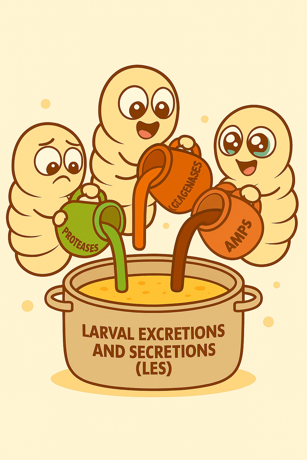 Larval Excretions and Secretions (LES)